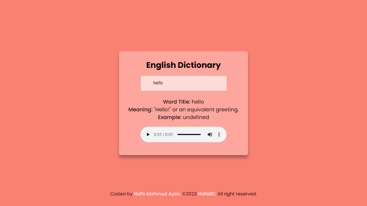 English Dictionary