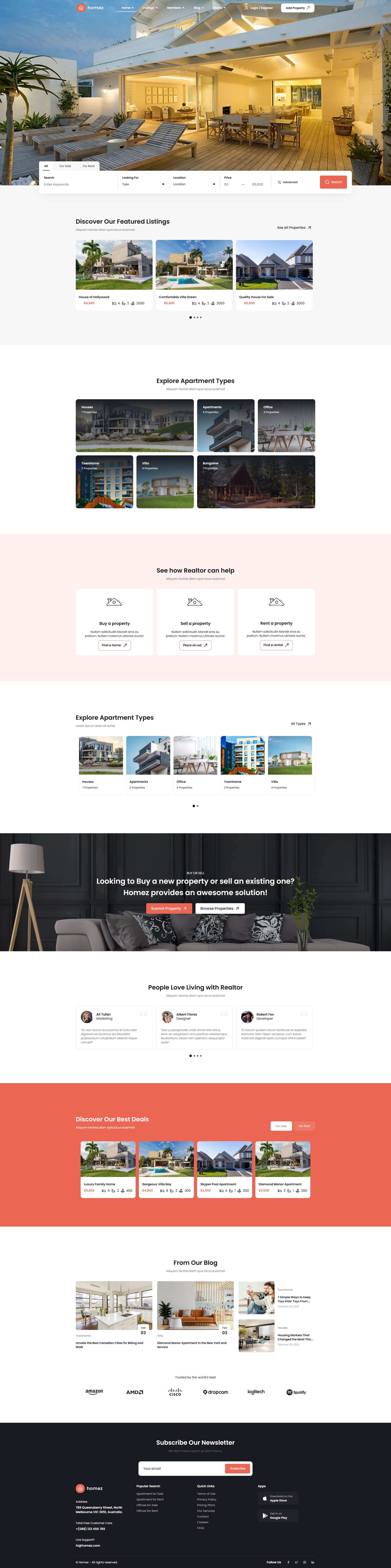 Real Estate Landing Page